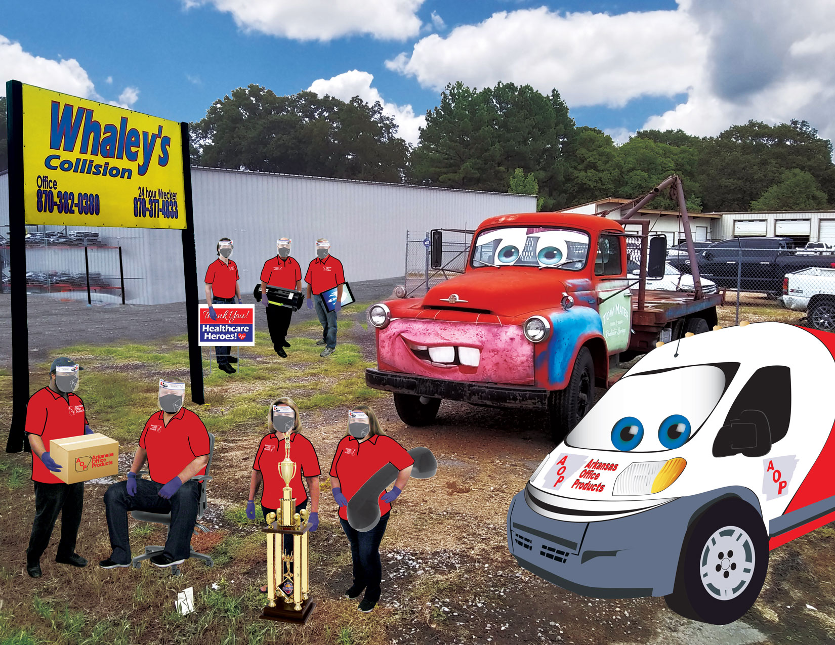 Stan Meets Tow Mater!