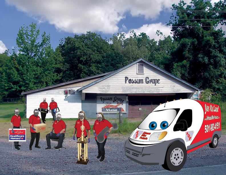 AOP Visits Possum Grape AR!!