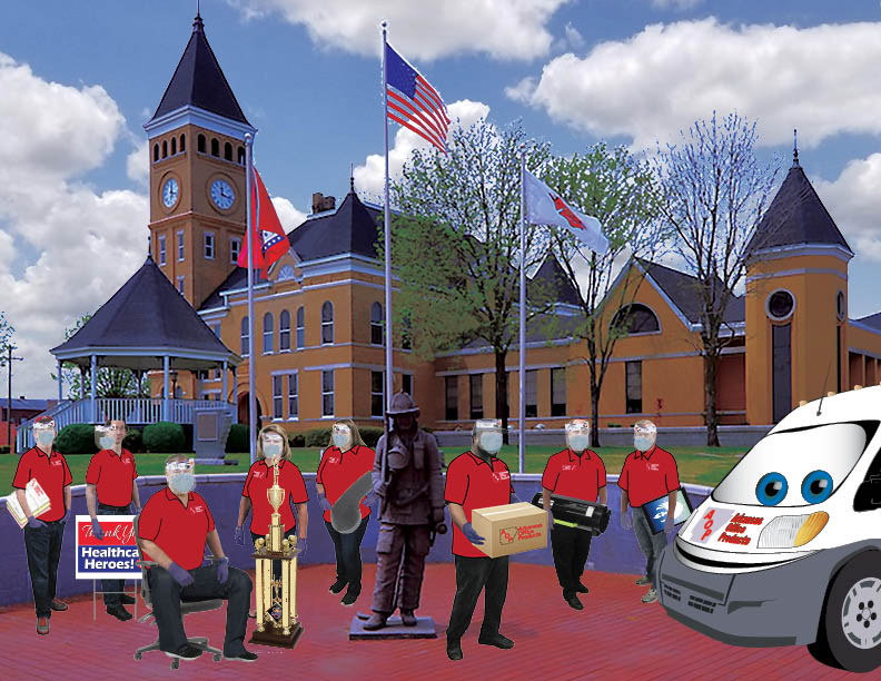 Saline County Court House Veterans Memorial